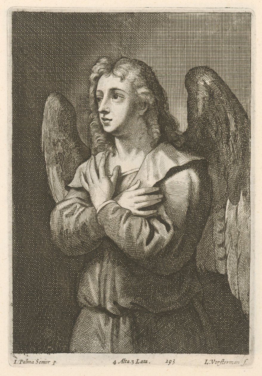 Ängel av After David Teniers the Younger