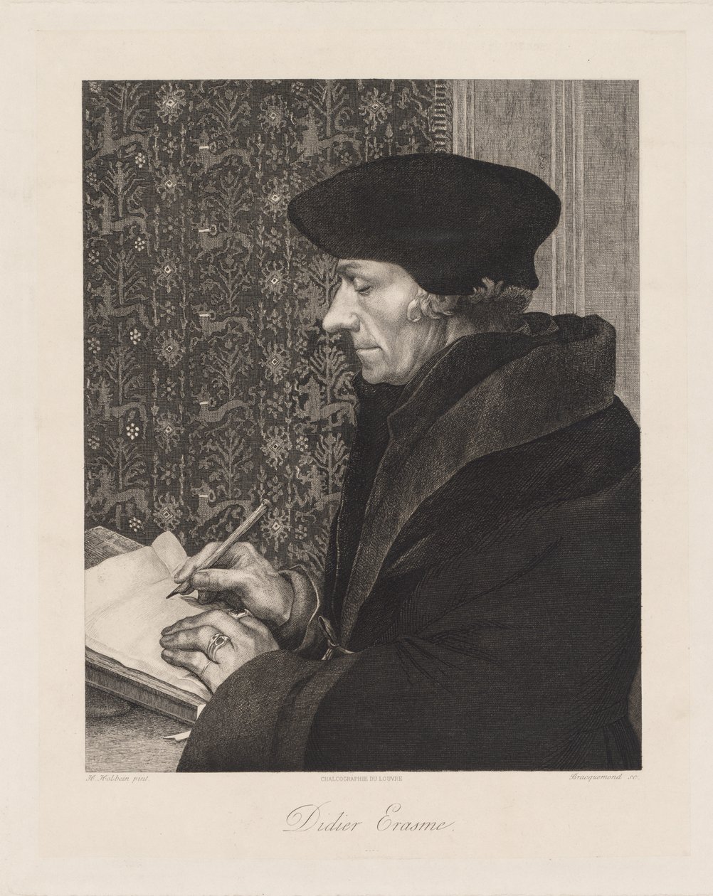 Erasmus (Didier Erasmus) av After Hans Holbein