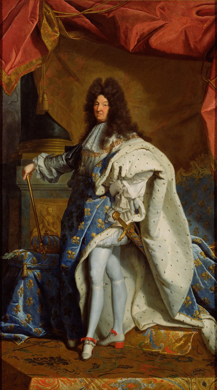 Porträtt av Ludvig XIV av After Hyacinthe Rigaud