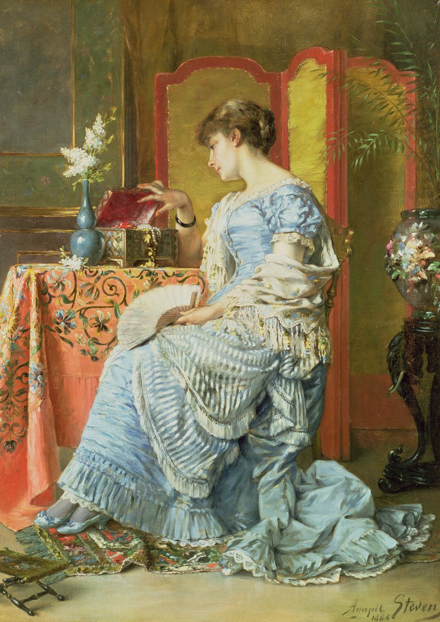 Indecision, 1884 av Agapit Stevens