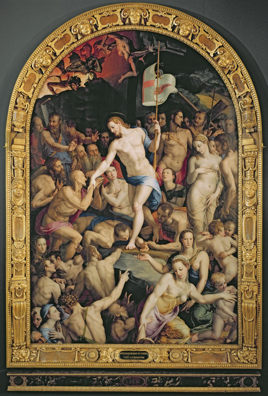Kristus i limbo, 1552 av Agnolo Bronzino