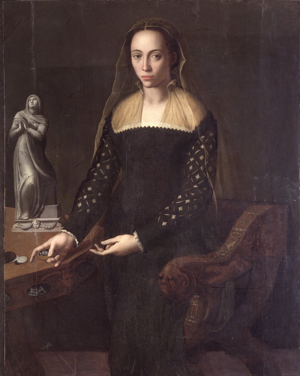Porträtt av en gentlewoman, 1559 av Agnolo Bronzino