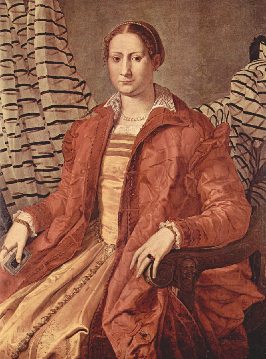 Porträt eines Edeldame   av Agnolo Bronzino