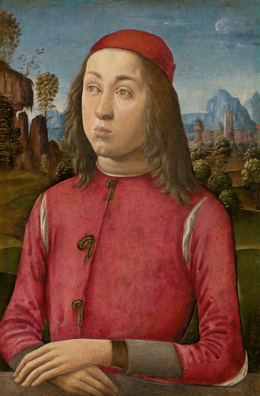 Porträtt av en ungdom av Agnolo di Domenico
