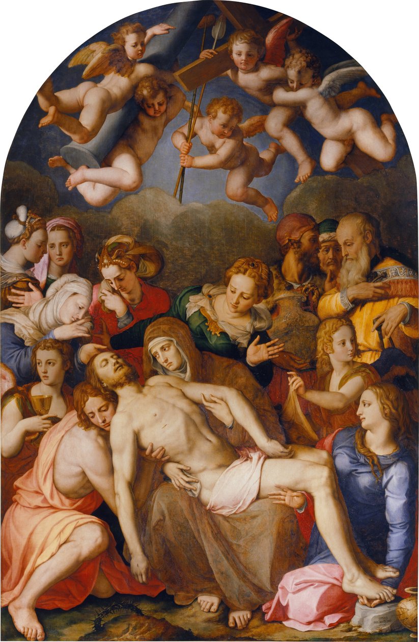 The Deposition of Christ  av Agnolo Bronzino
