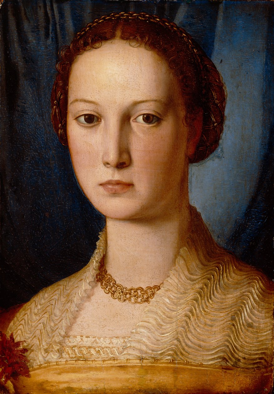 Constance of Sommaia, ca 1540 av Agnolo Bronzino