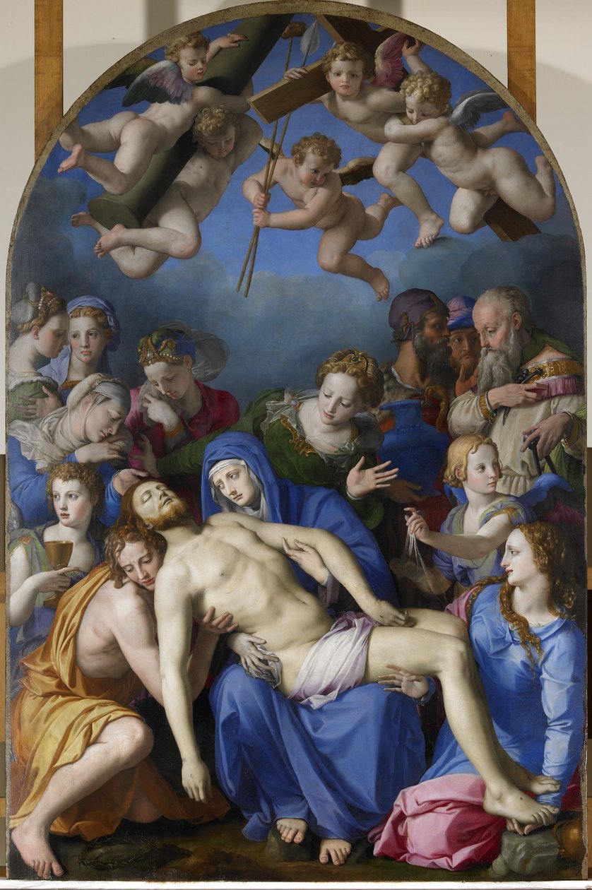 Nedstigningen från korset av Agnolo Bronzino