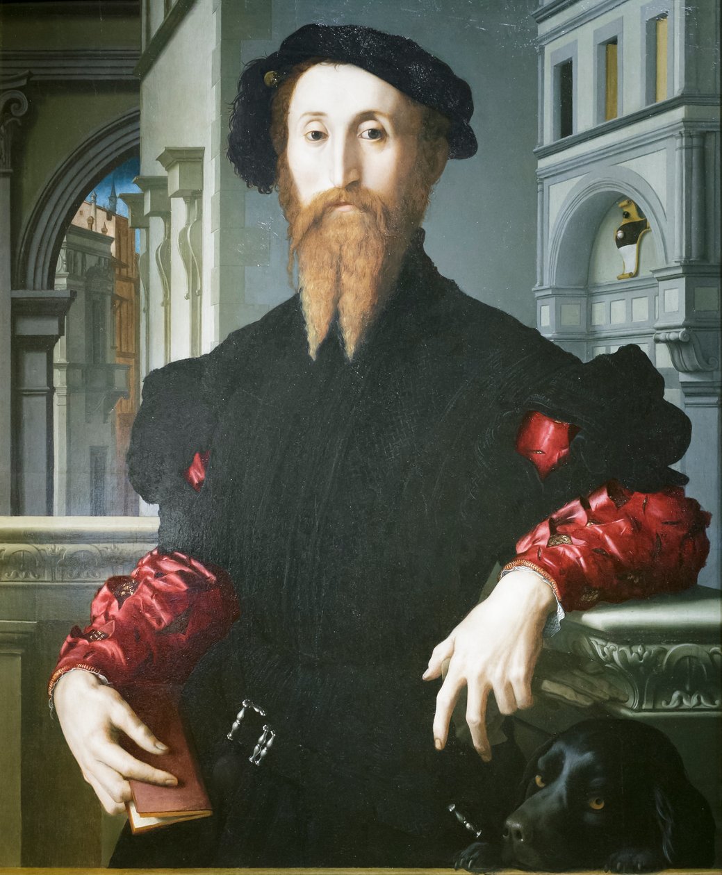 Porträtt av Bartolomeo Panciatichi av Agnolo Bronzino