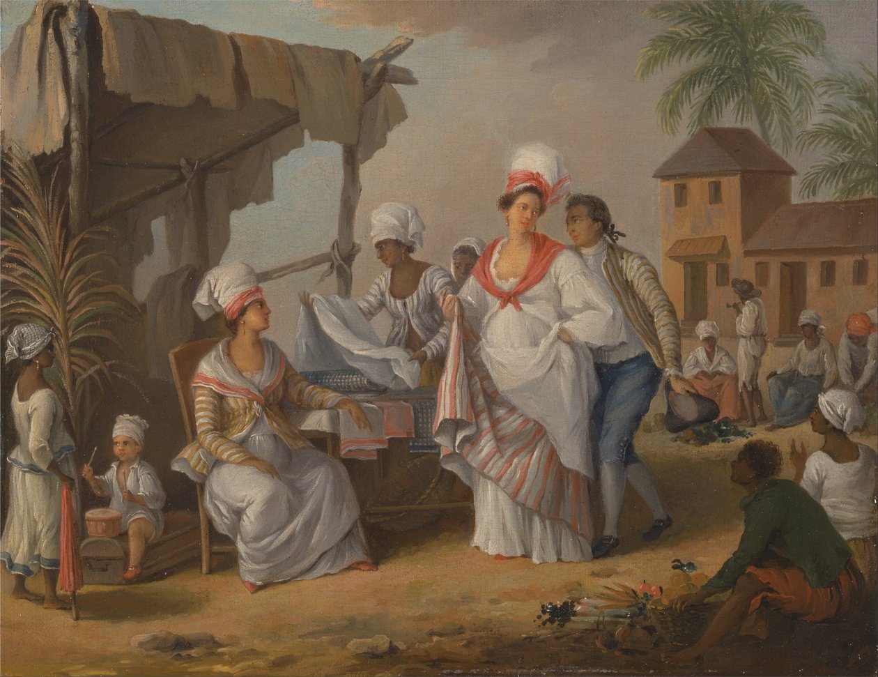 Marknadsdag, Roseau, Dominica av Agostino Brunias