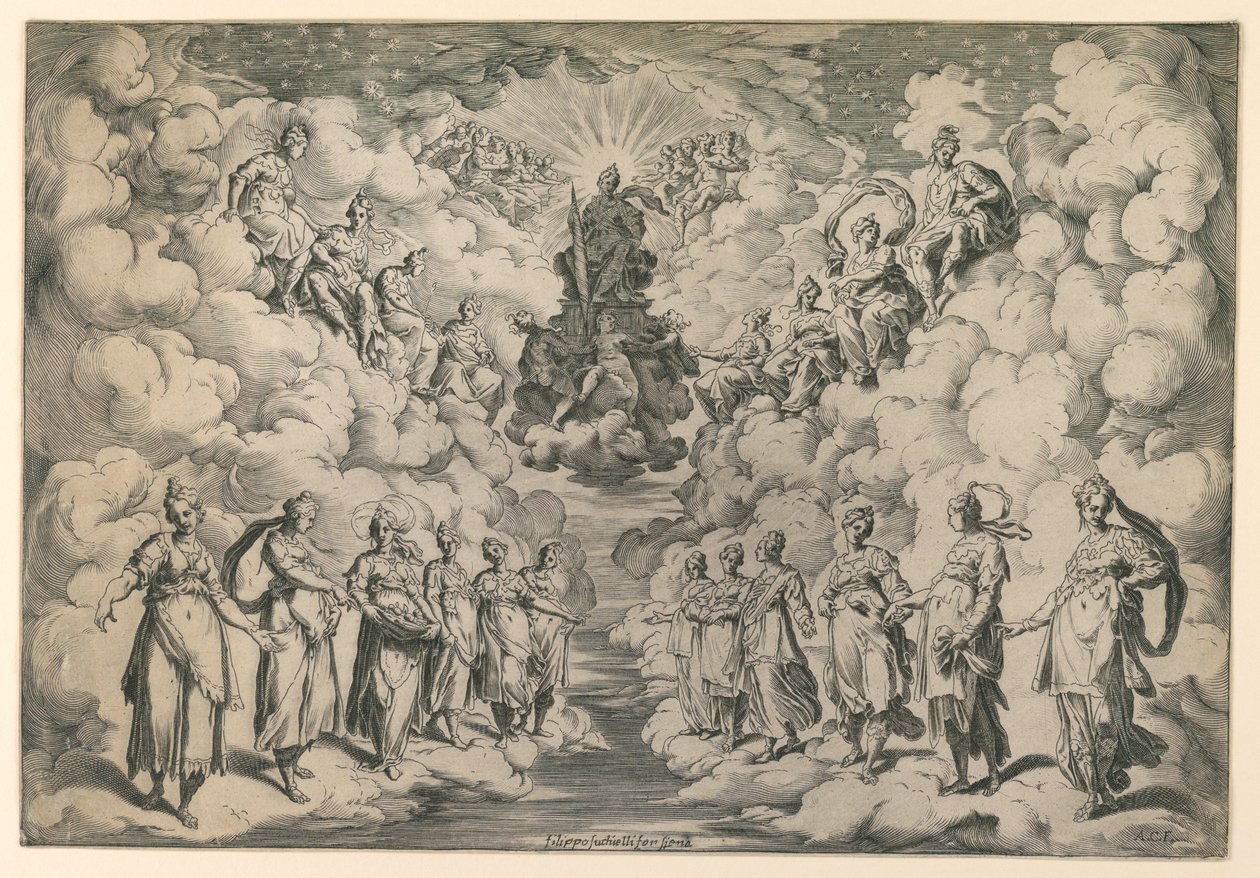 Sfärernas harmoni av Agostino Carracci