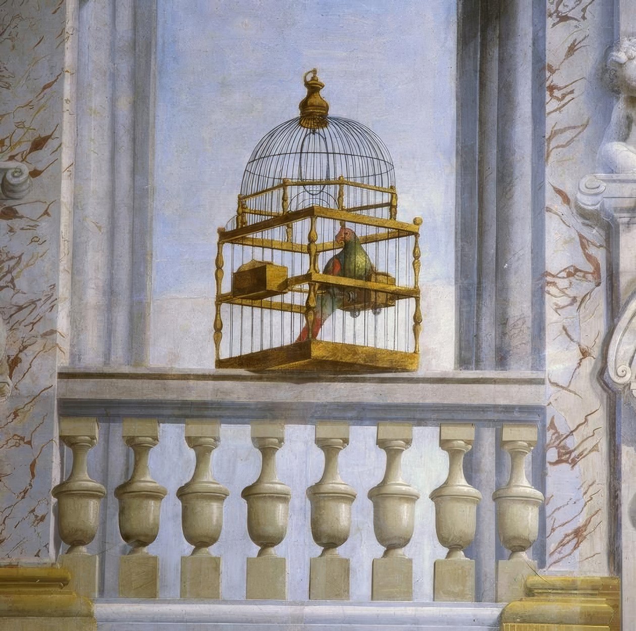 Rom, Palazzo Spada. Mötessal av Agostino Mitelli