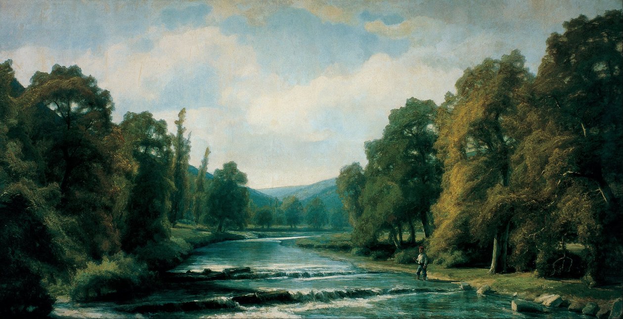 Bergslandskap av Agustín de Riancho