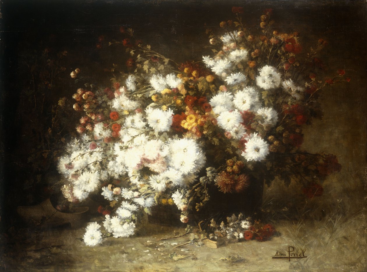 Stilleben av blommor av Aime Perret