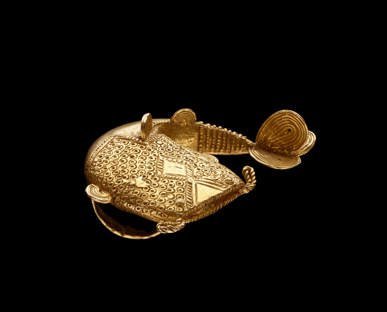 Ring, Ghana, ca 1900 (guld) av Akan School