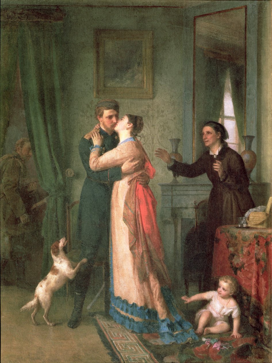Återkomst efter kriget, 1878 av Akim Egorovich Karneev