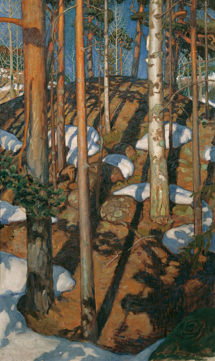 våren, c. 1900. av Akseli Gallen Kallela