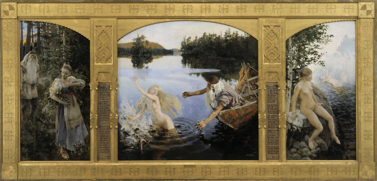 Aino-triptyken, 1891 av Akseli Gallen Kallela