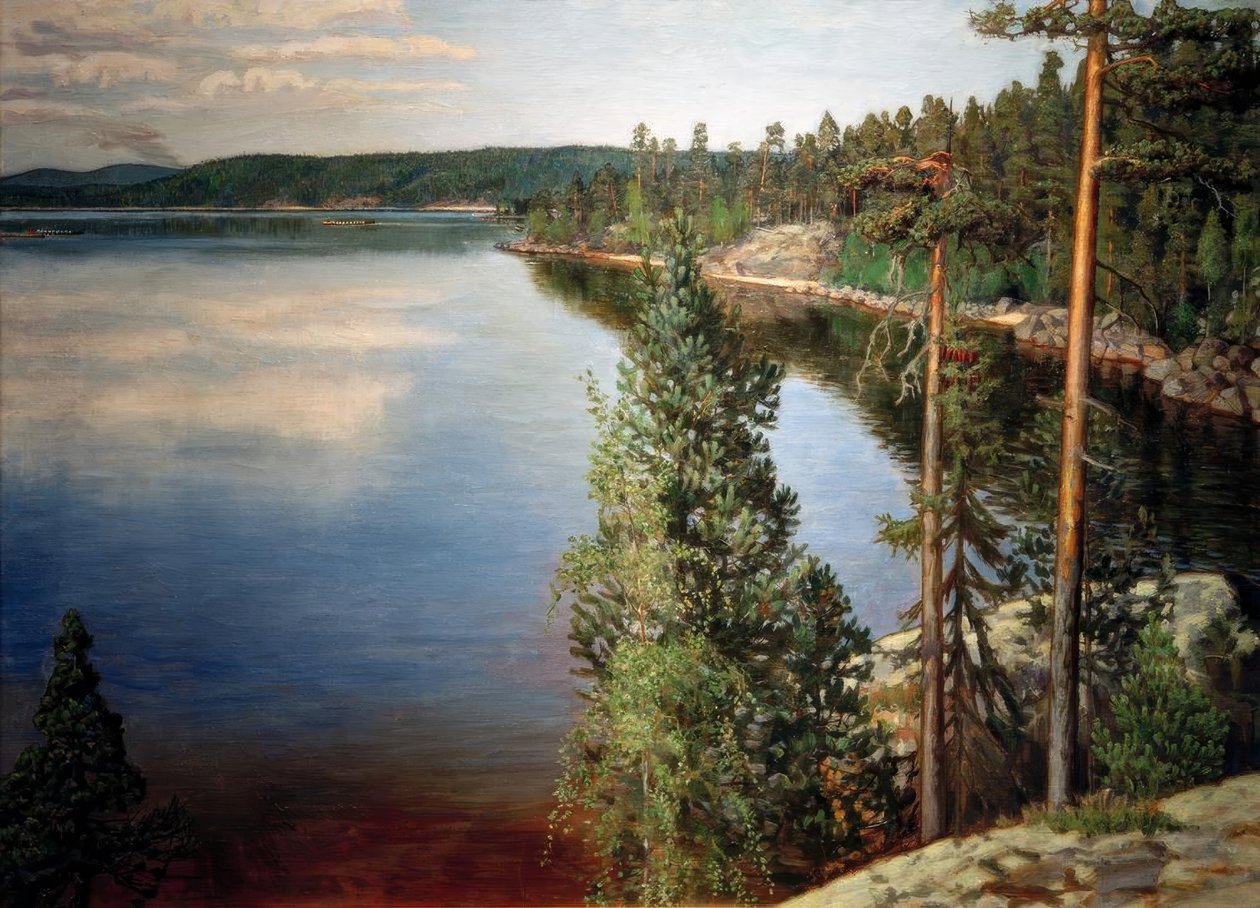 Landskap i Ruovesi av Akseli Valdemar Gallen Kallela