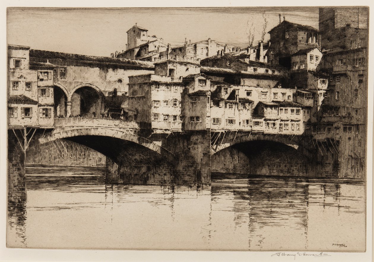 Ponte Vecchio, Florens av Albany E. Howarth