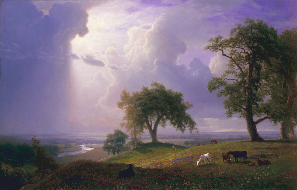 Kalifornien vår av Albert Bierstadt