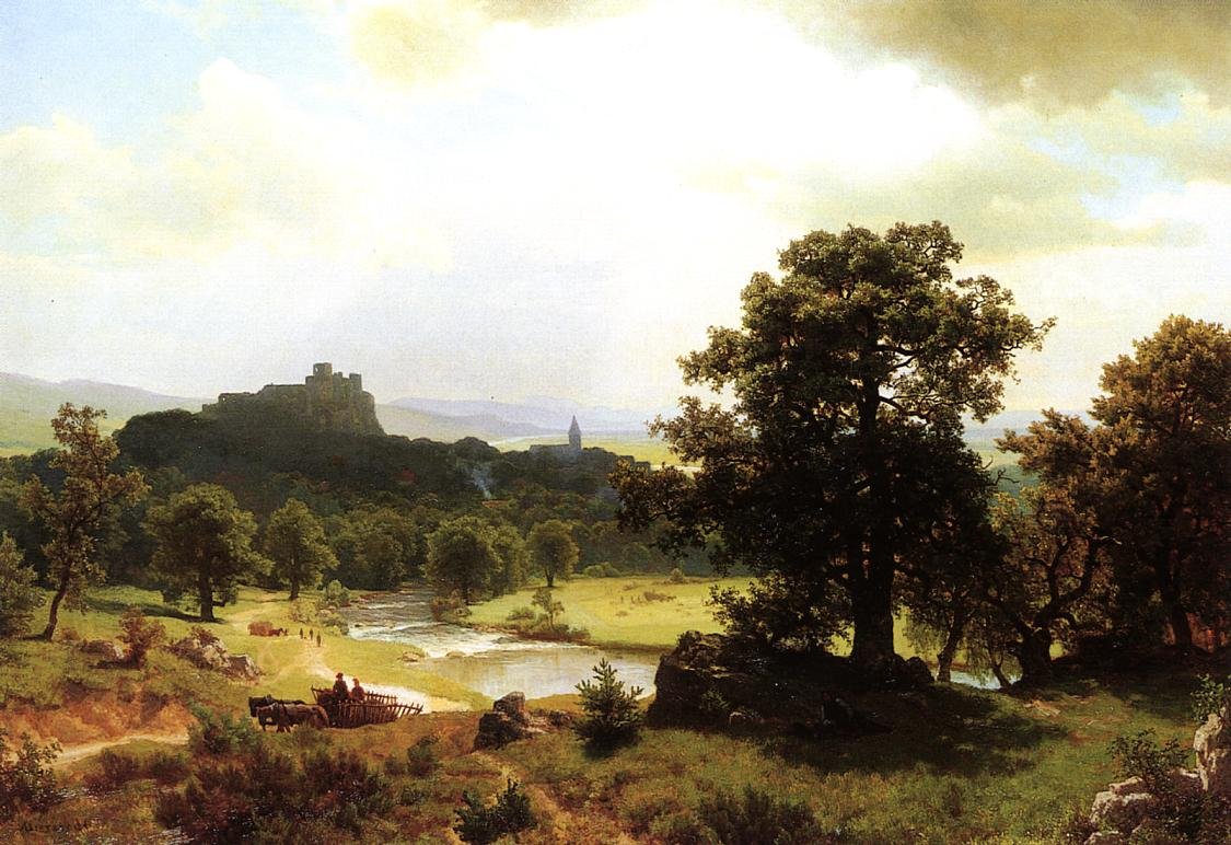 Day-s Beginning av Albert Bierstadt