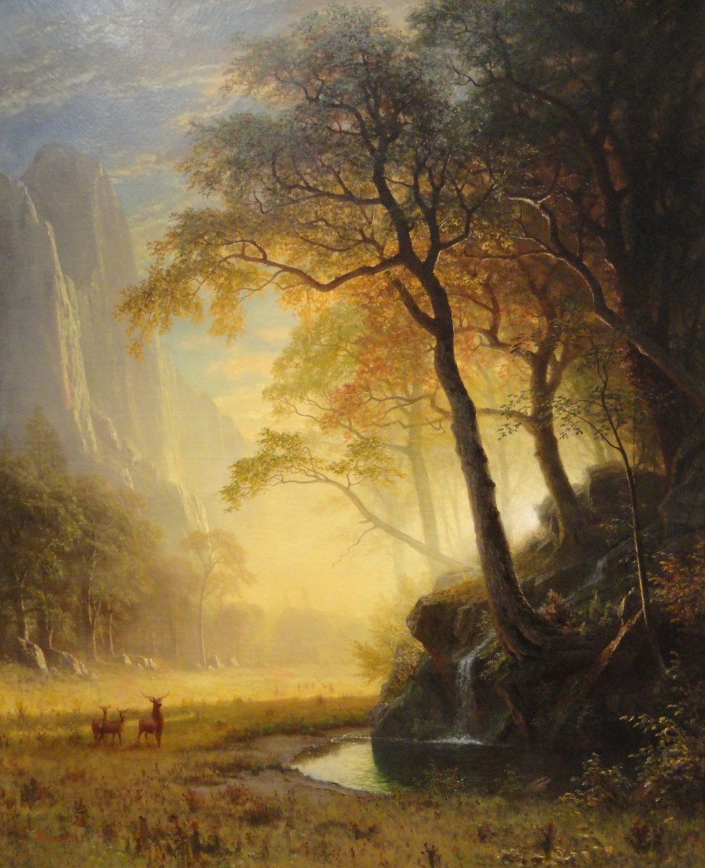 Hetch Hetchy Canyon av Albert Bierstadt