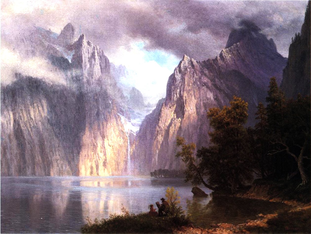 I Sierra Nevada, ca 1861 av Albert Bierstadt