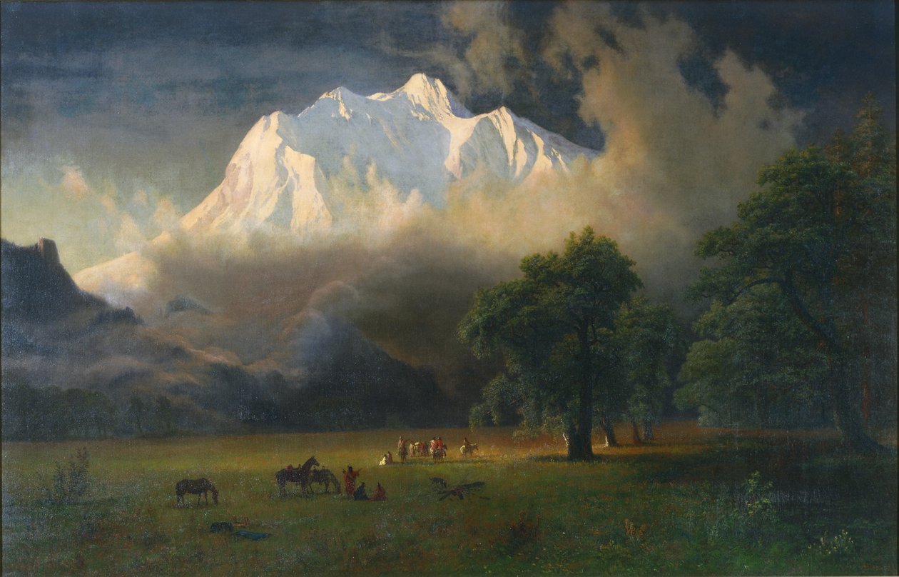 Mount Adams, Washington av Albert Bierstadt