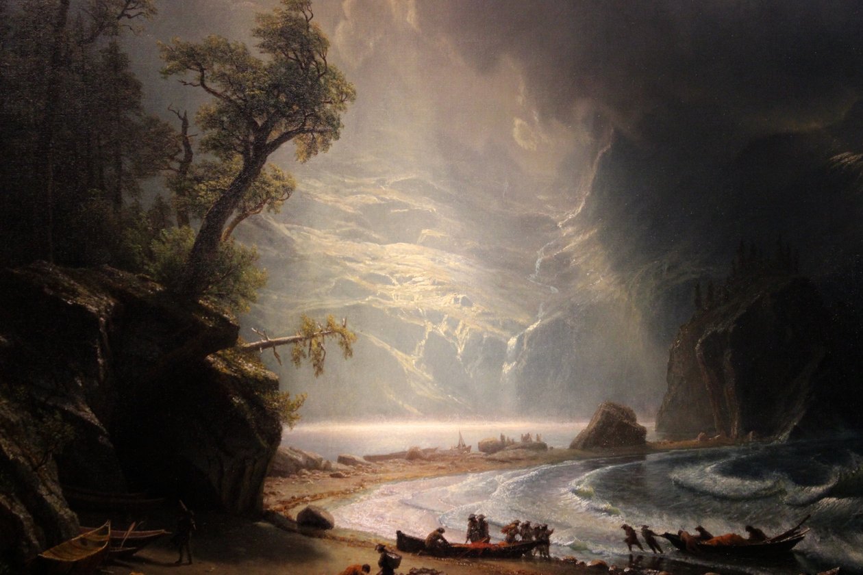 Puget Sound av Albert Bierstadt