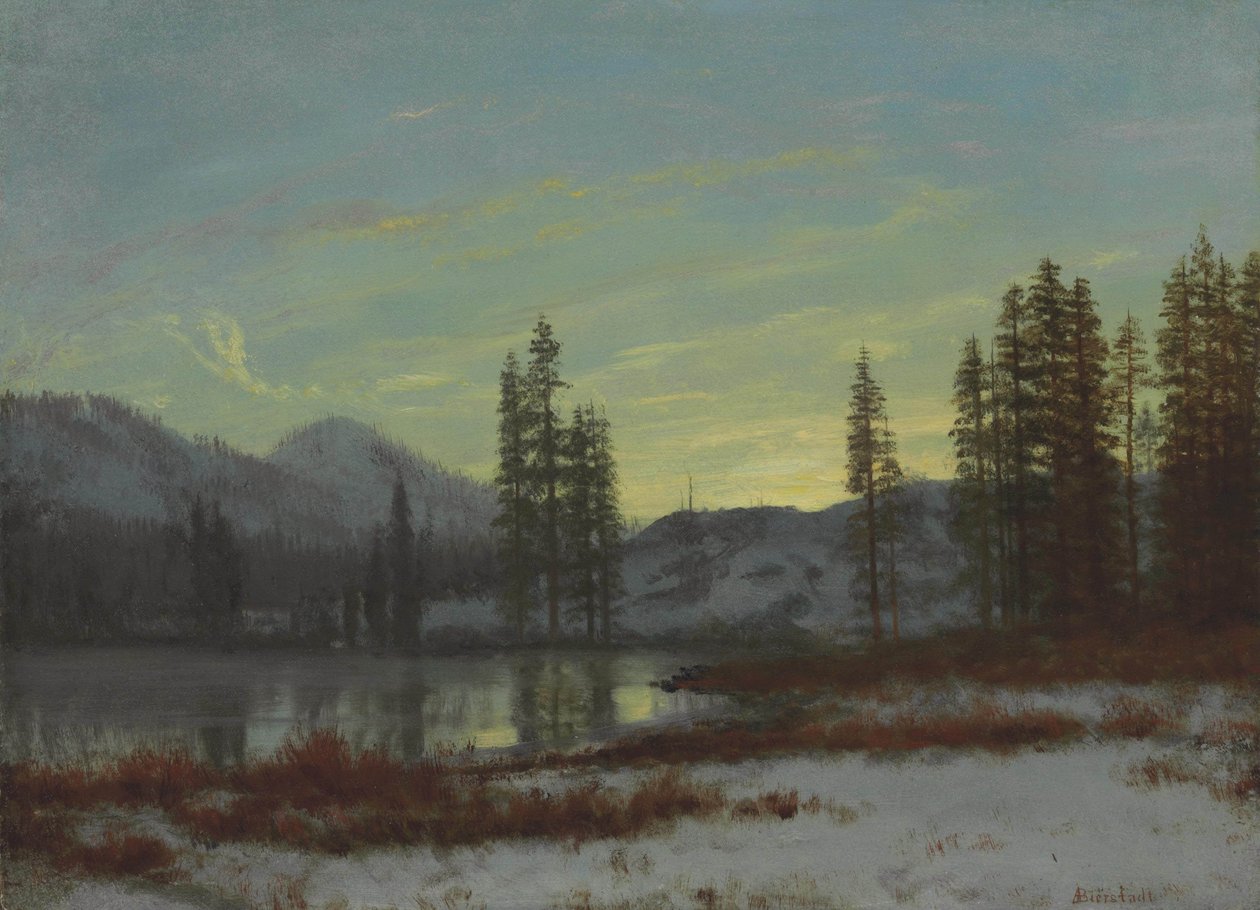 Snow in the Rockies av Albert Bierstadt