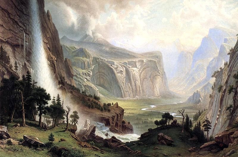 The Domes of the Yosemite av Albert Bierstadt