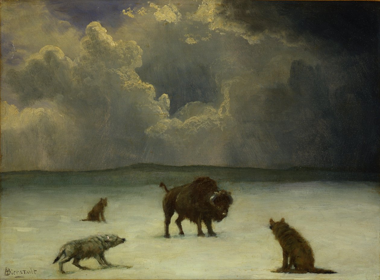 Trapped av Albert Bierstadt