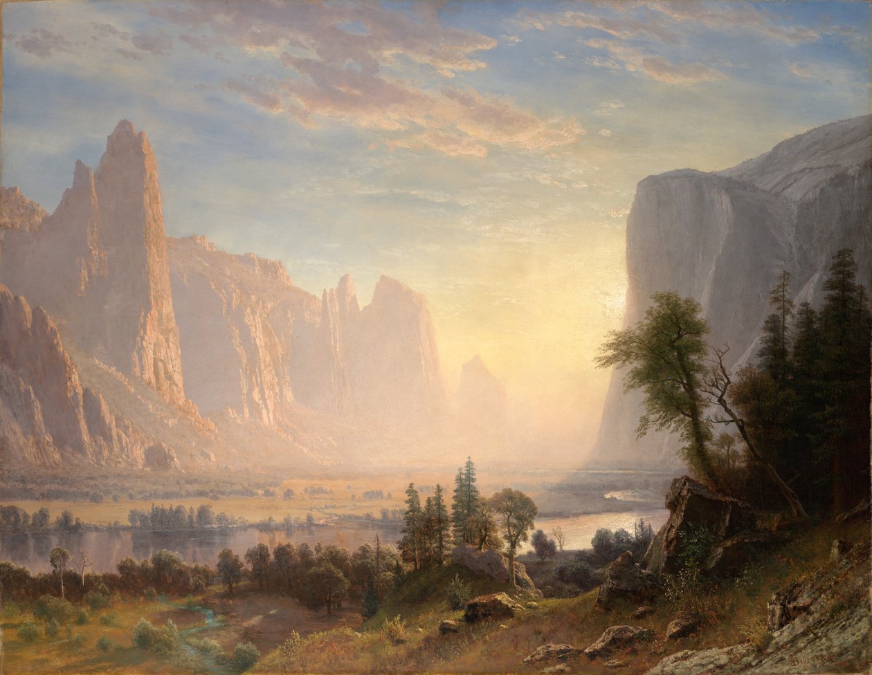 Yosemites dal av Albert Bierstadt