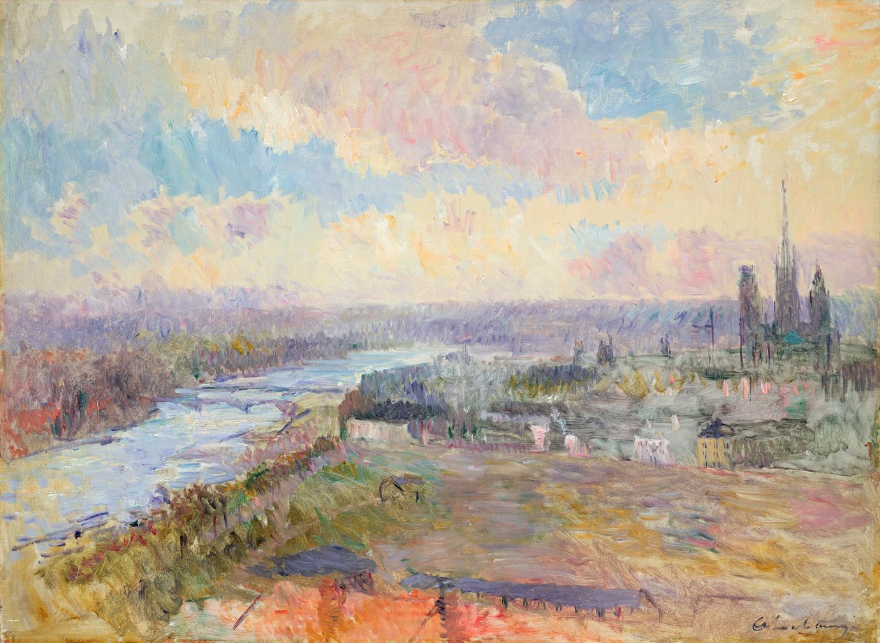 Seinen i Rouen av Albert Charles Lebourg