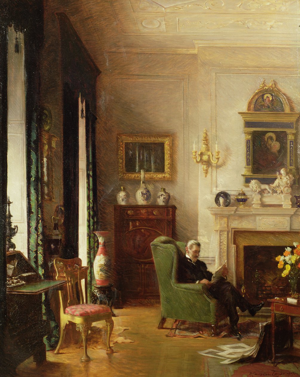 Den grå salongen av Albert Chevallier Tayler