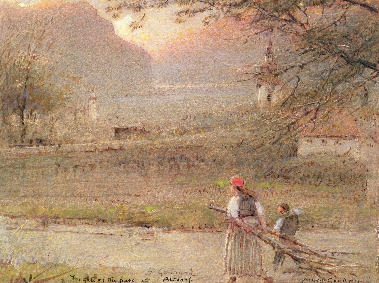 Altdorf av Albert Goodwin