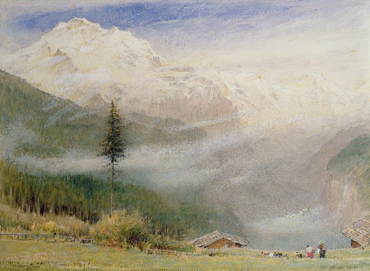 Jungfrau, 1913 av Albert Goodwin
