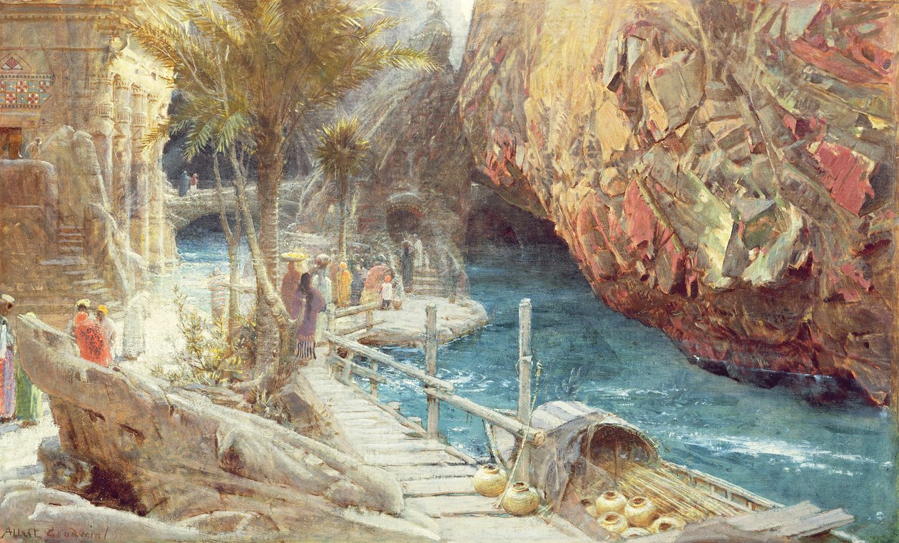 Källan till den heliga floden av Albert Goodwin