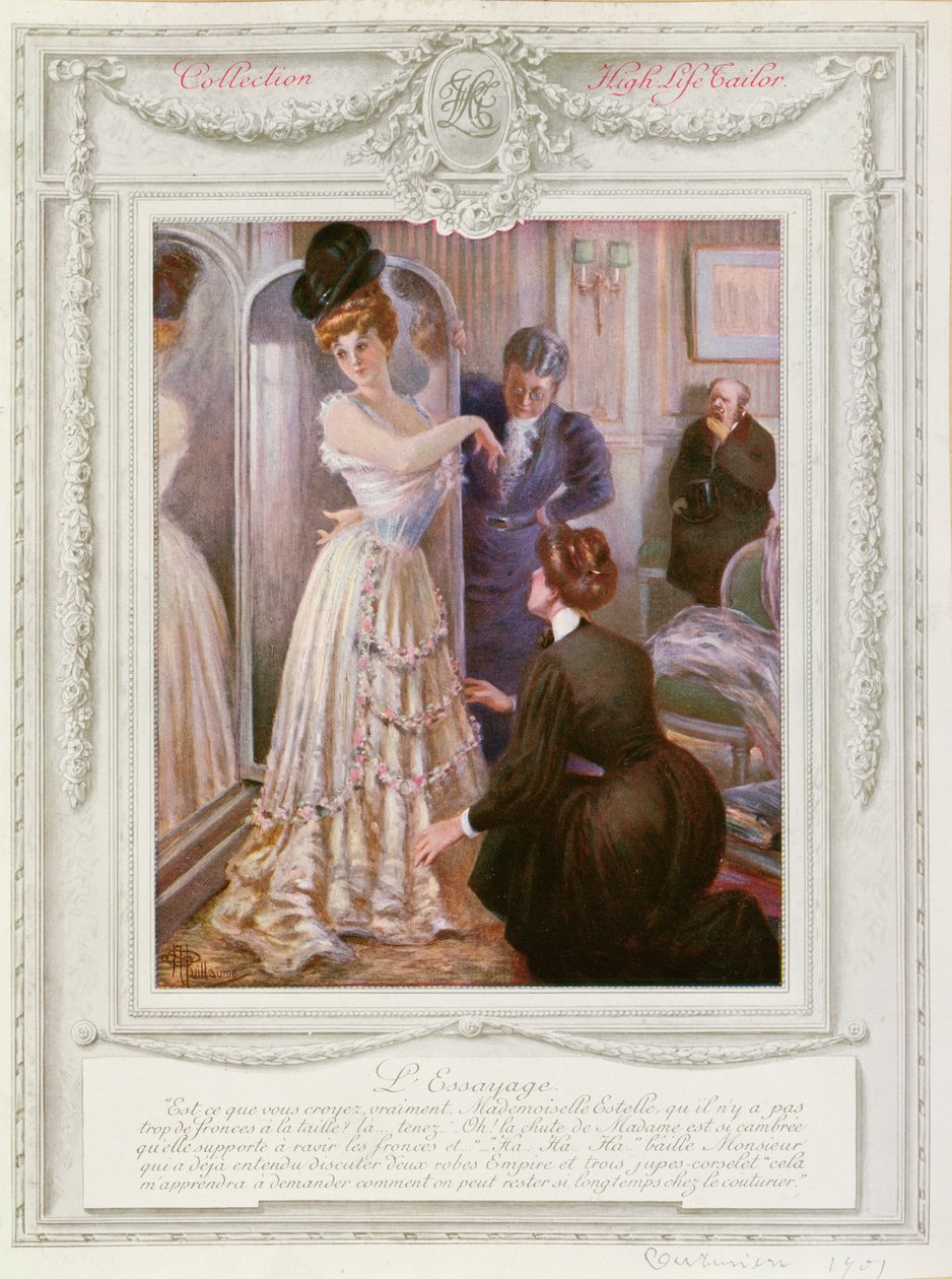 Klänningsmakaren, 1901 av Albert Guillaume
