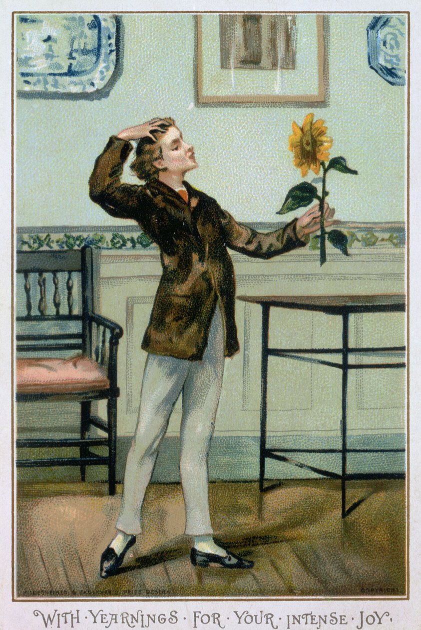 Med längtan efter din intensiva glädje, viktorianskt julkort, utgivet av Hildesheimer und Faulkner, London, ca 1880 av Albert Jnr. Ludovici