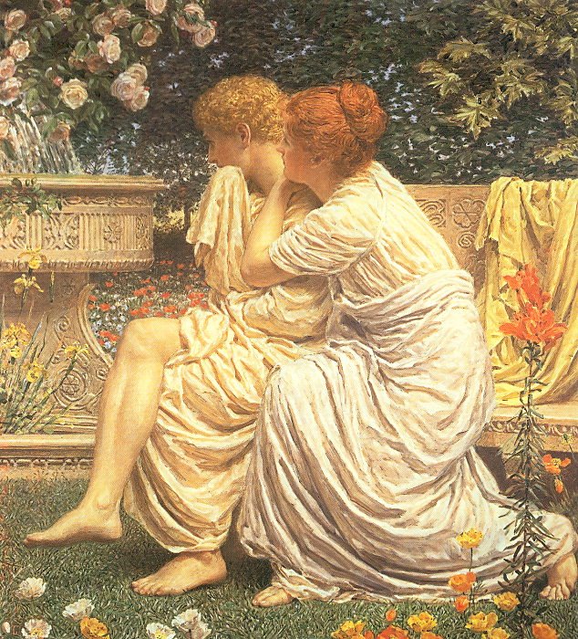  Idyll  av Albert Joseph Moore