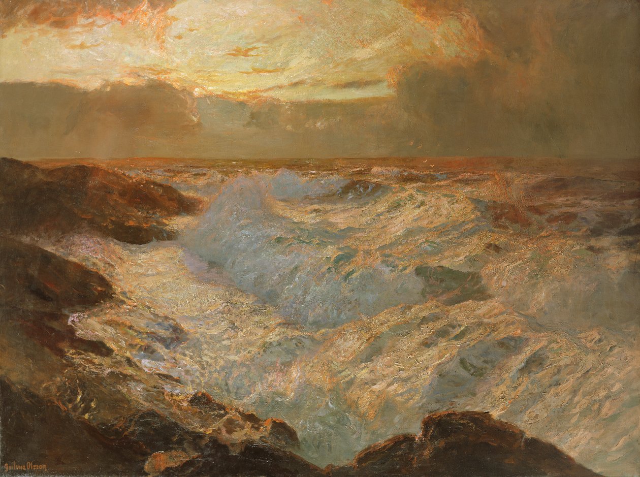 Seascape, ca 1920 av Albert Julius Olsson
