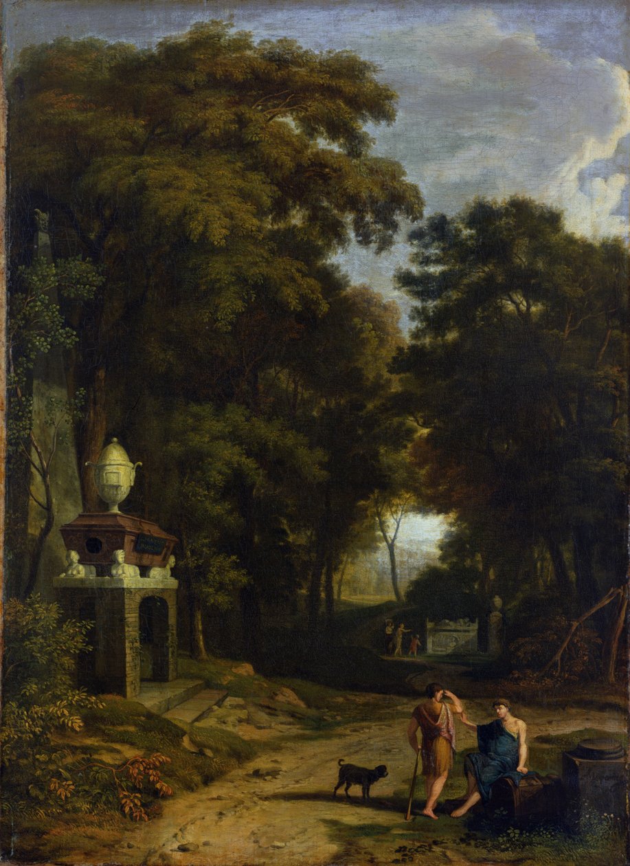 Idylliskt landskap av Albert Meyering