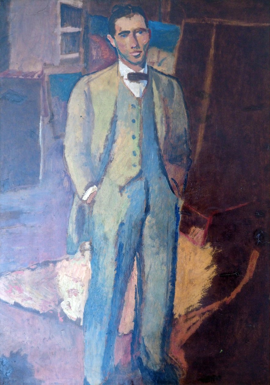Självporträtt av Albert Weisgerber