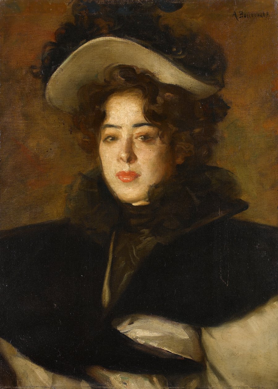 Porträtt OP Nana av Albert de Belleroche