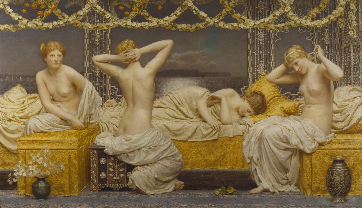A Summer Night av Albert Joseph Moore