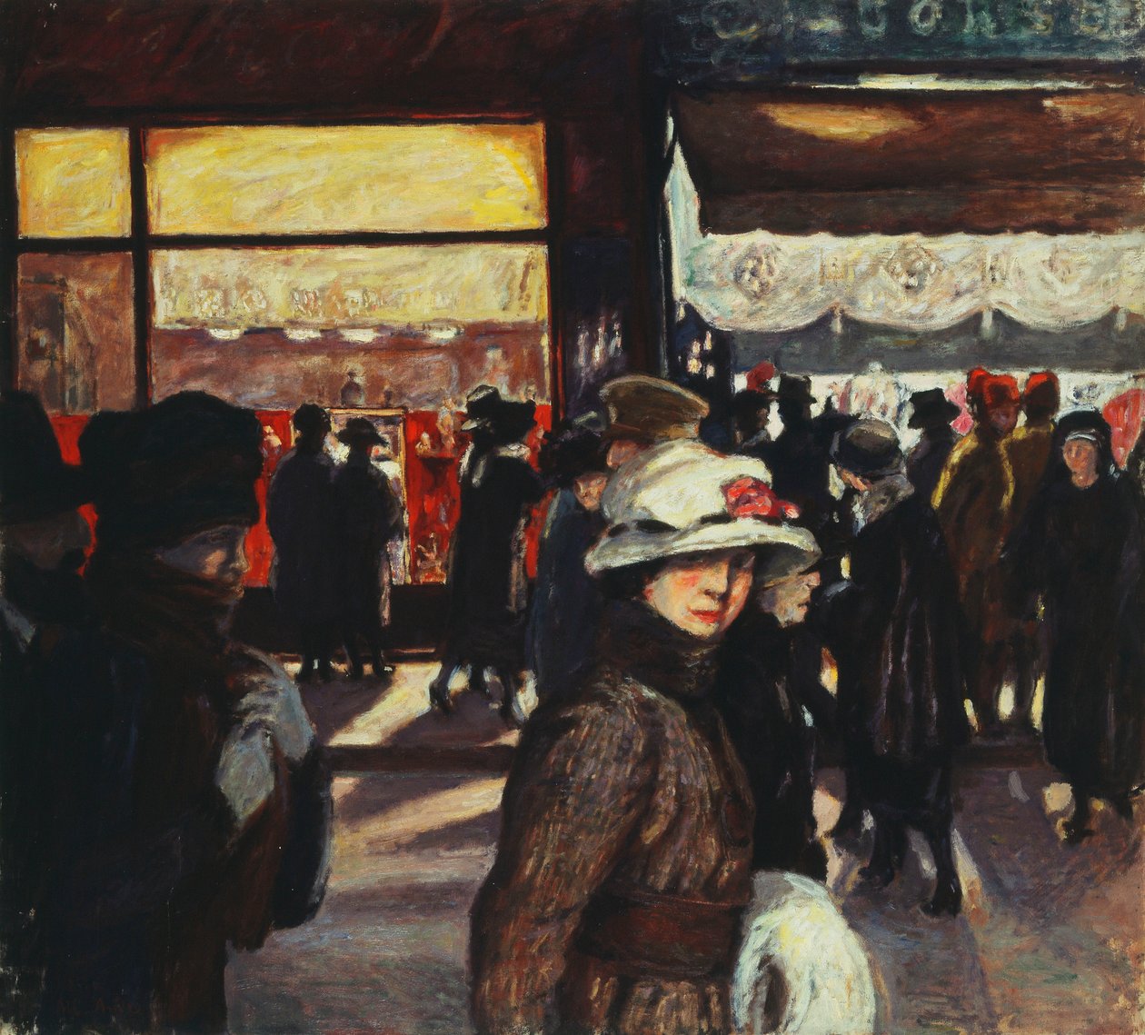 Rue Saint-Ferreol i Marseilles av Albert Andre