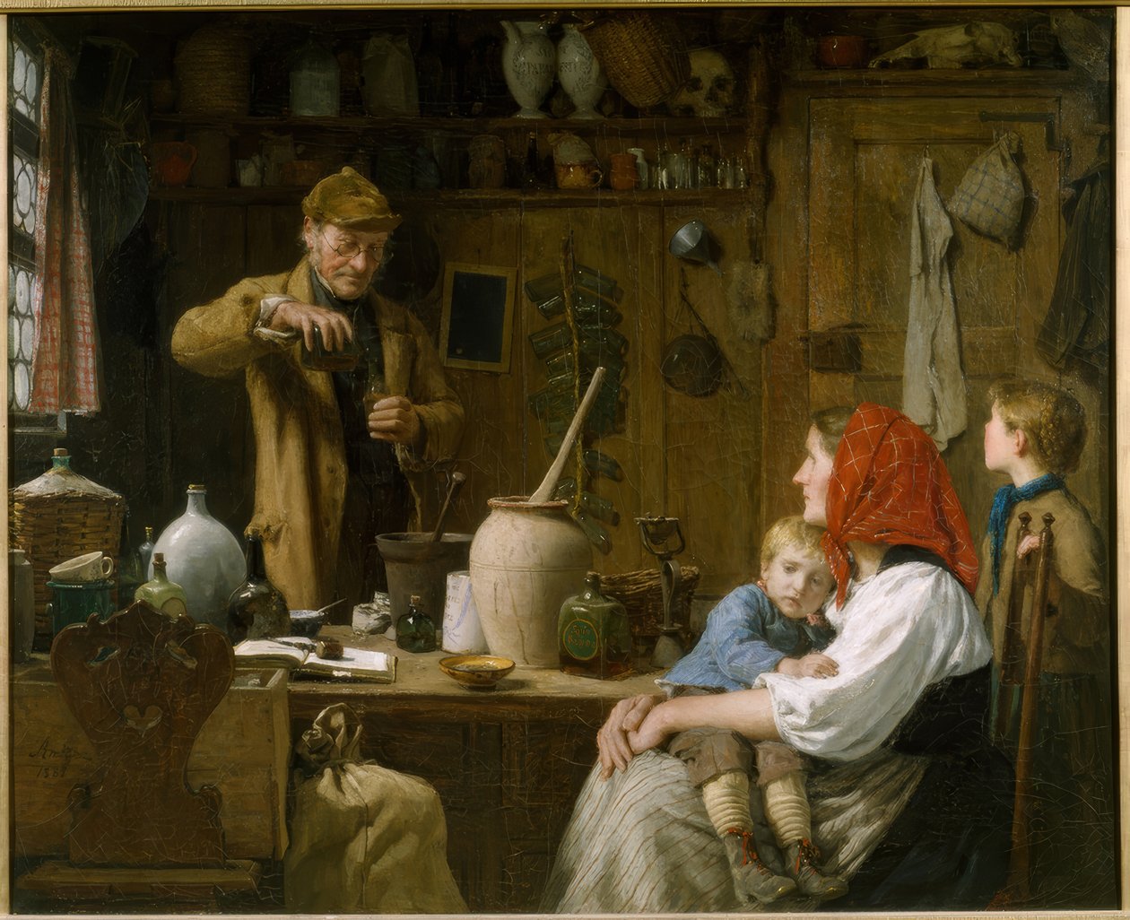 Kvacksalvaren av Albert Anker