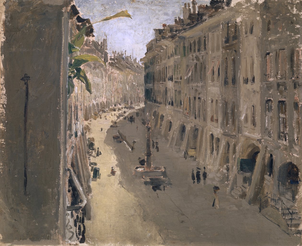 Justice Alley i Bern, ca 1880-90 av Albert Anker
