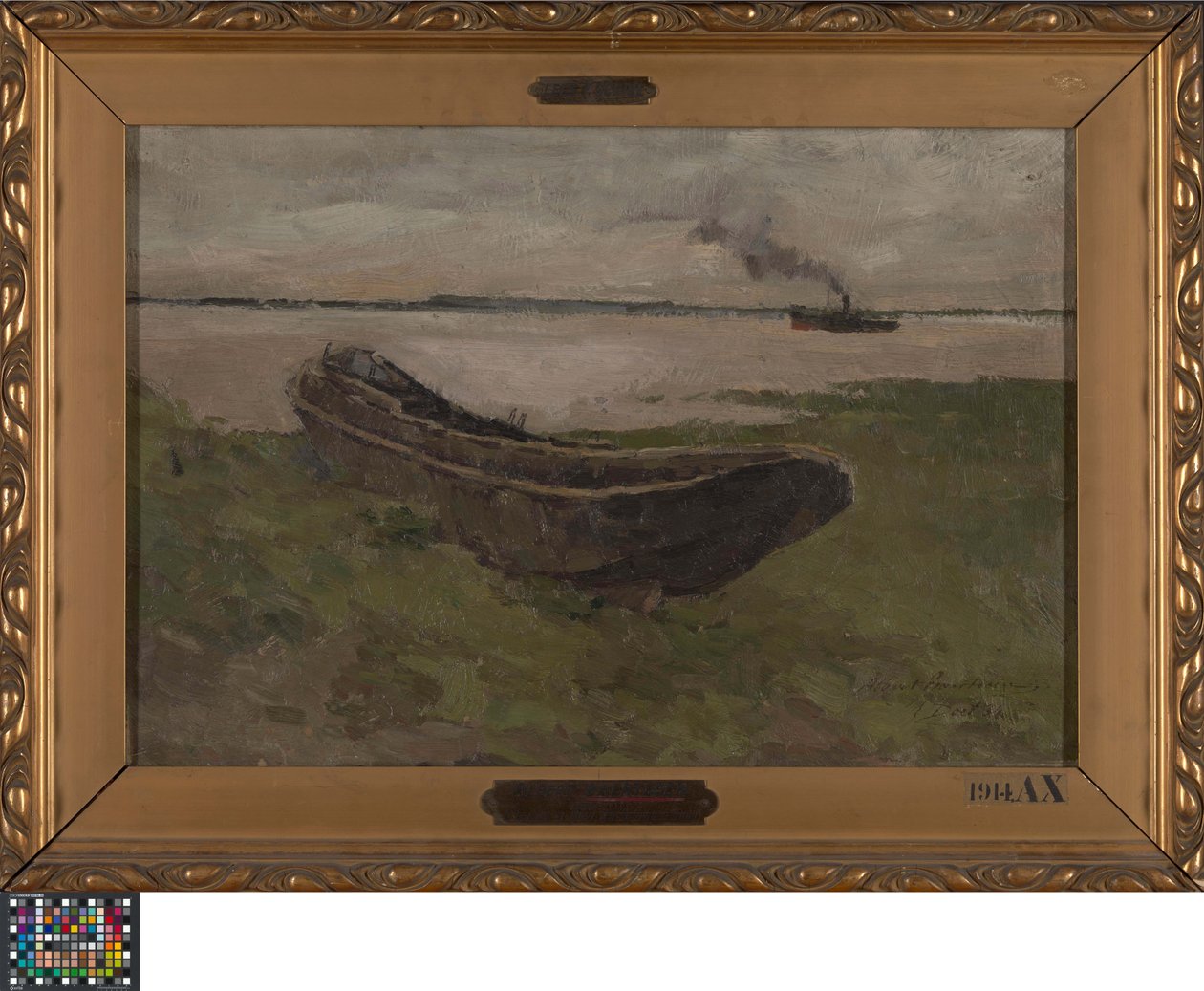 Floden Scheldt vid Doel av Albert Baertsoen